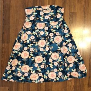 lularoe skirt azure floral print size M medium